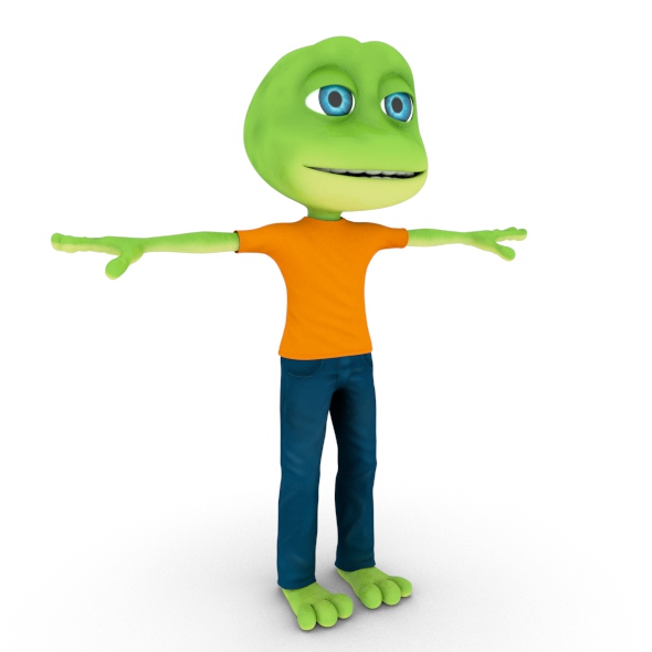 Frog 3D Character - 3Docean 22734974