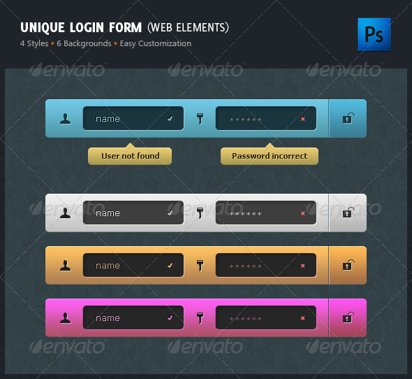 Minimalistic & Modern Login Form - Forms Web Elements