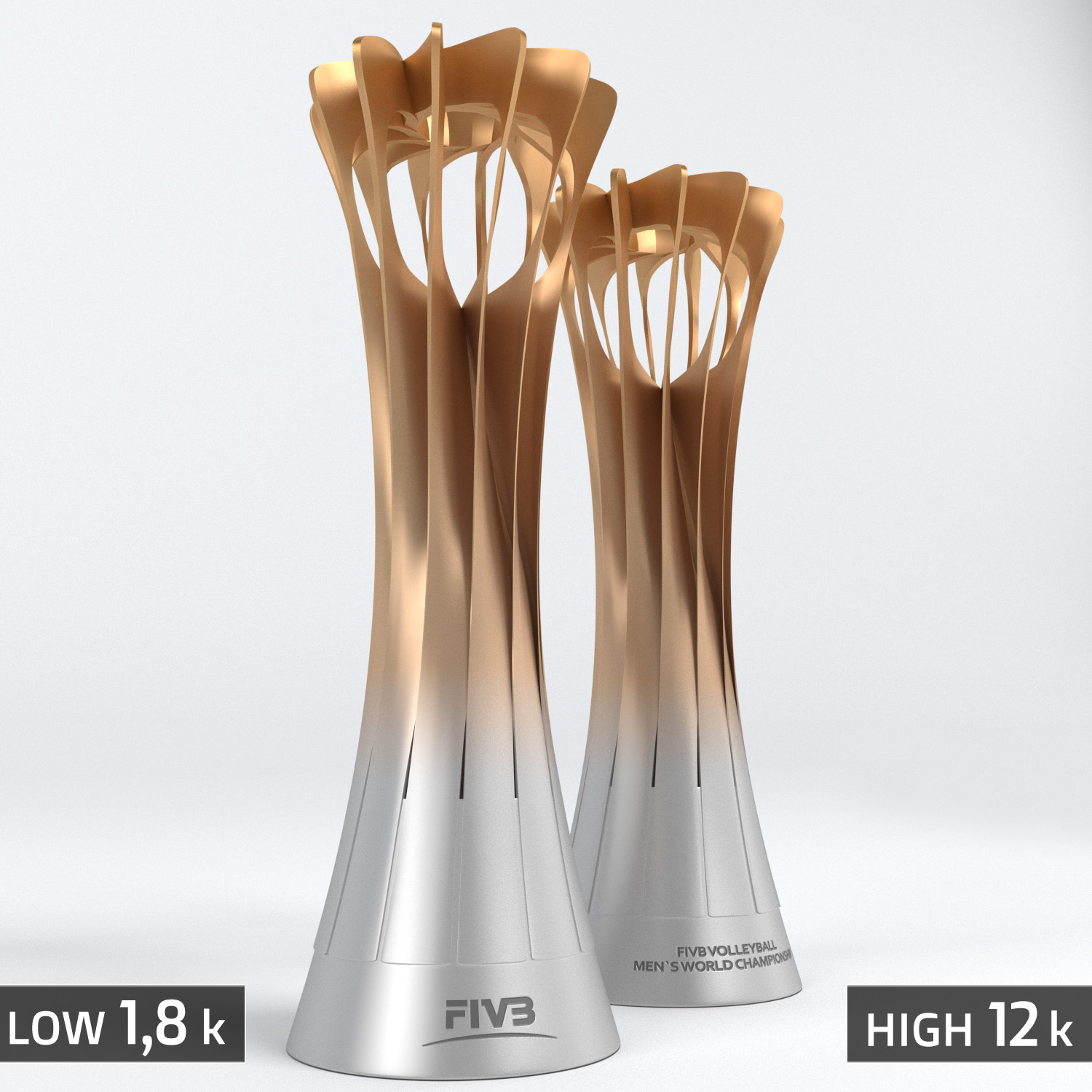 FIVB Volleyball Men's World Championship Trophy, Volleyball trophy