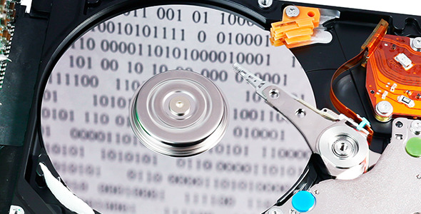 Hard Disk Drive HDD Working Open