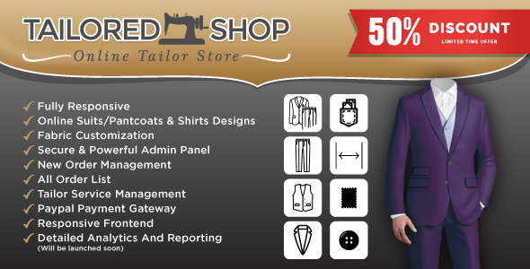 Tailored Shop – Online Tailor Store – Garments And Fashion House Management System -Tailoring System