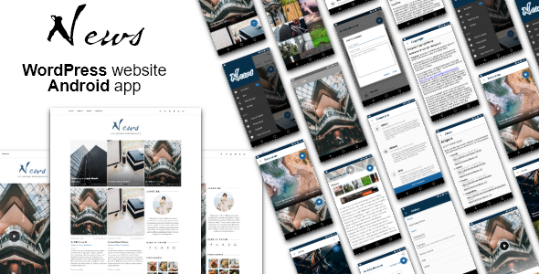 Android News App with WordPress Theme - CodeCanyon Item for Sale
