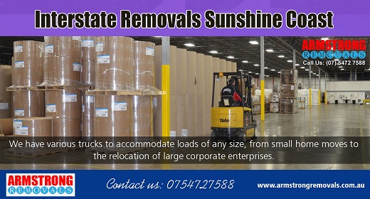 Interstate Removal Sunshine Coast