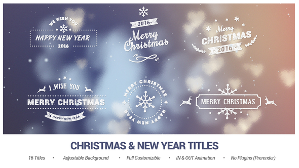 ChristmasNew Year Titles - VideoHive 13682679