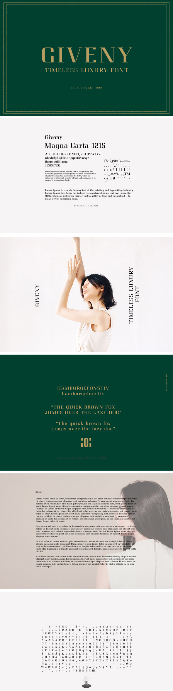 Giveny - Timeless Luxury Font - Serif Fonts