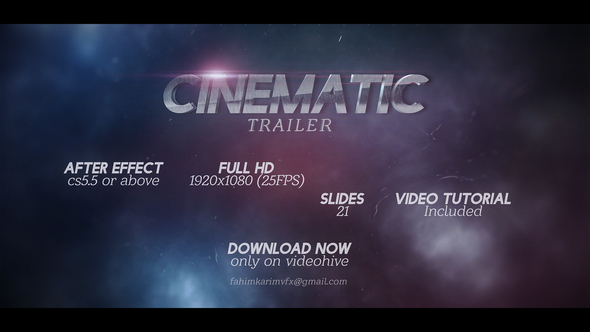 Cinematic Trailer - VideoHive 22729890