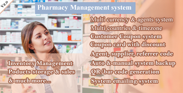 Pharmacy Management System - CodeCanyon 19855931