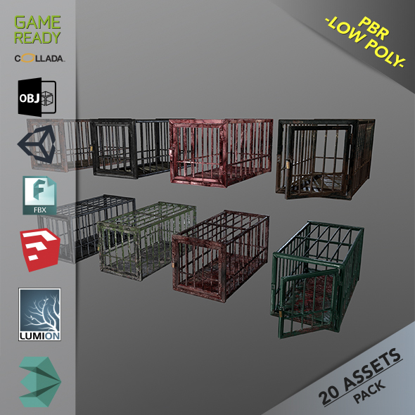 Animal Cage - 3Docean 22750177