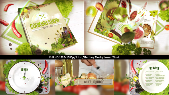 Cooking TV Show Pack | Journal