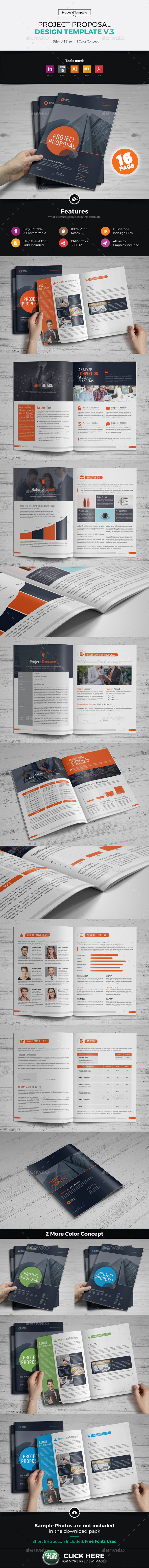 Project Business Proposal Design v3 - Proposals & Invoices Stationery