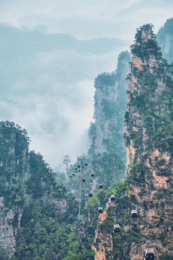 Zhangjiajie mountains, China - Stock Photo - Images