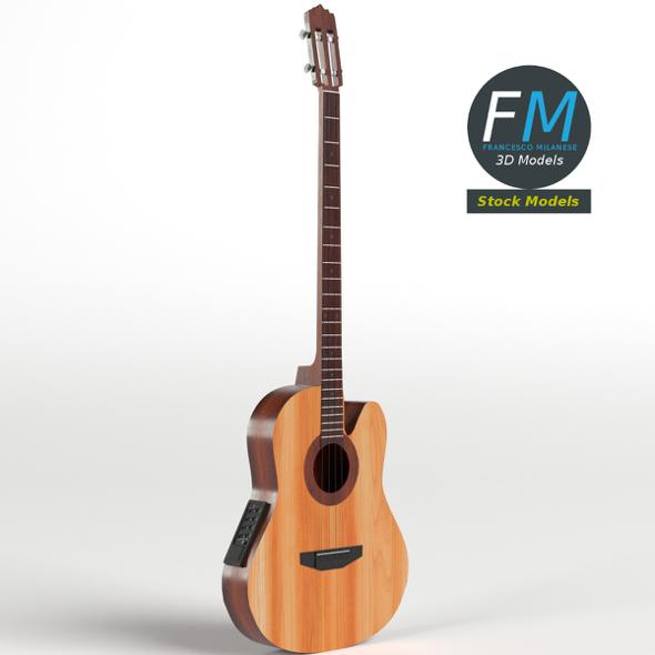 Acoustic Bass Guitar - 3DOcean Item for Sale