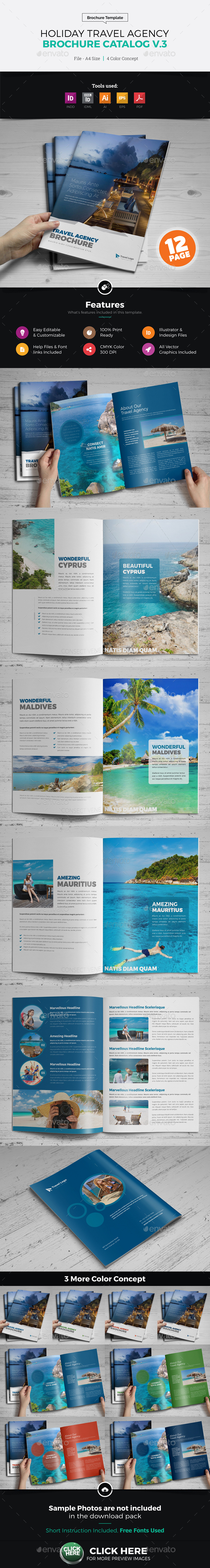 Travel Agency Brochure Catalog v3 - Corporate Brochures