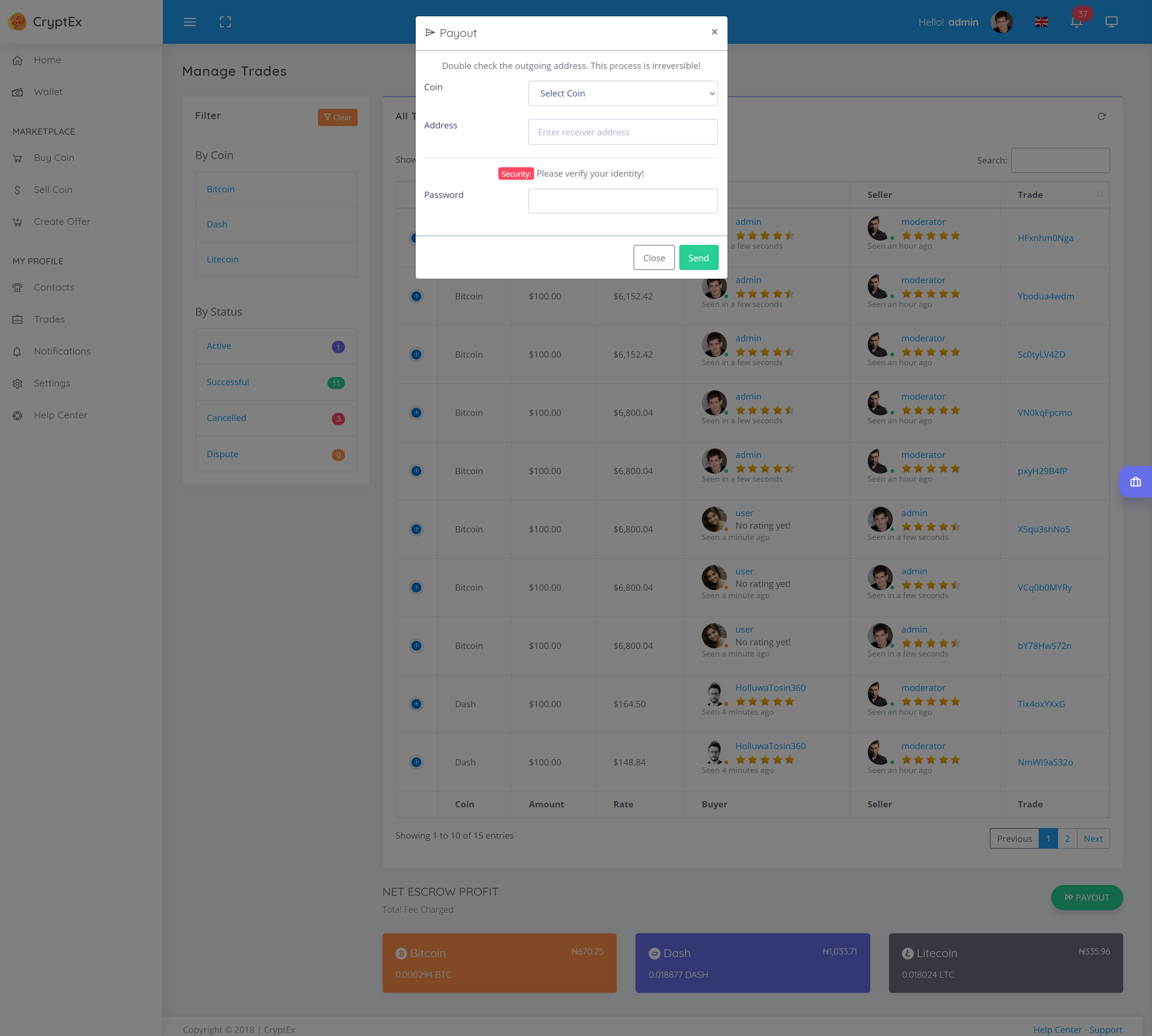 cryptex ultimate peer to peer cryptocurrency exchange platform