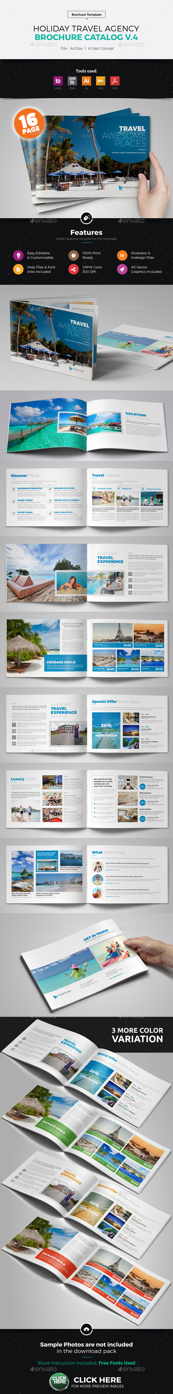 Travel Agency Brochure Catalog v4 - Corporate Brochures