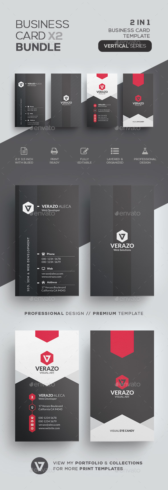 Business Card Bundle 54 - Corporate Business Cards