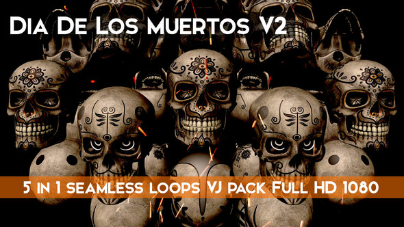 Dia De Los Muertos Vj Pack 2