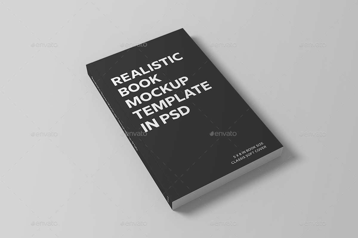 Download Soft Cover Book Mockup By Mileswork Graphicriver PSD Mockup Templates