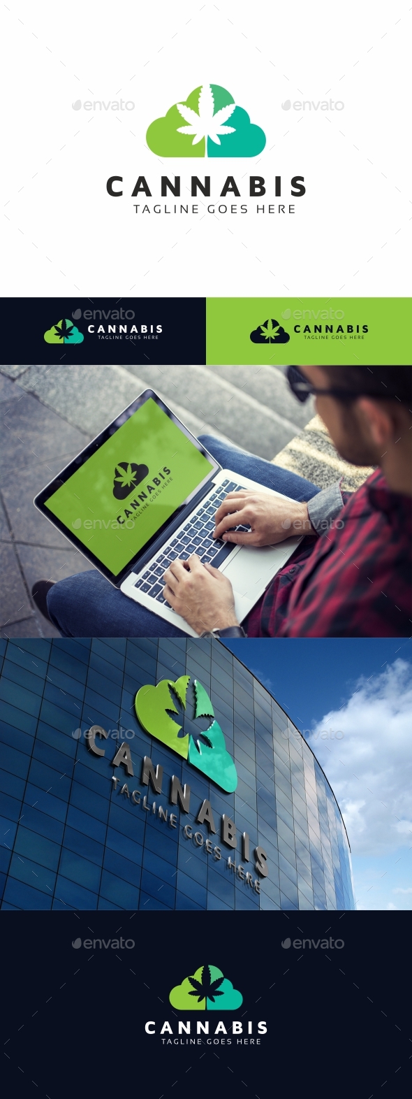 Cannabis Logo - Nature Logo Templates