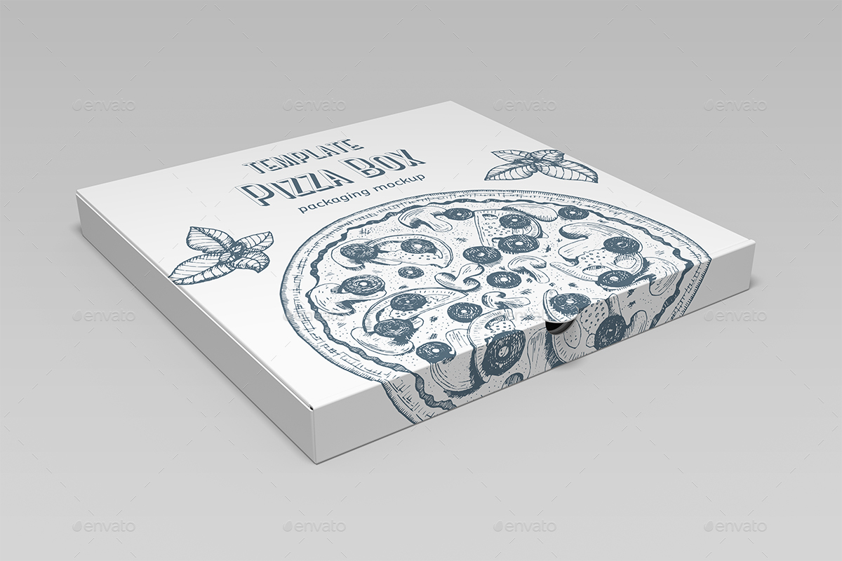 Download Pizza Box Mockup by Mileswork | GraphicRiver