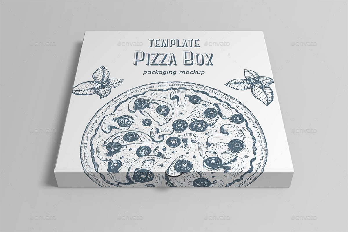 Download Pizza Box Mockup by Mileswork | GraphicRiver