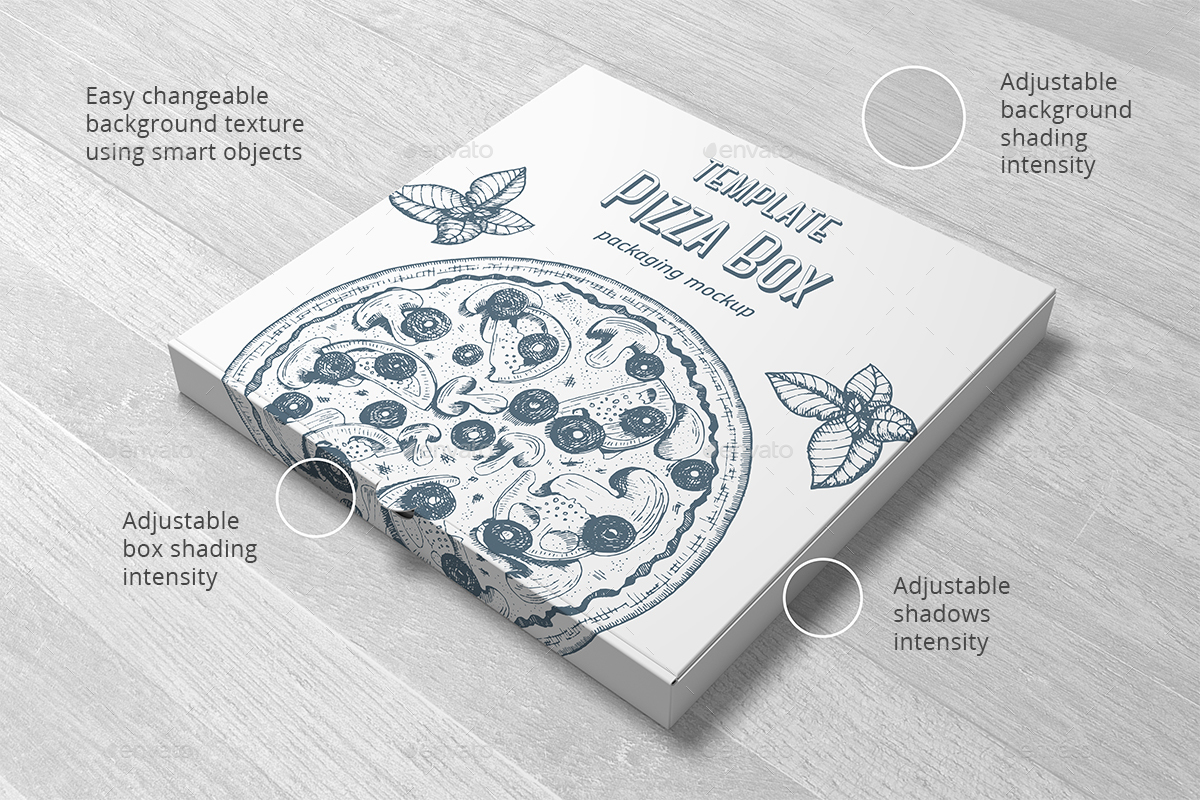 Pizza Box Design in illustrator