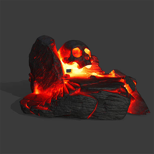 lava skull cave - 3Docean 22772545