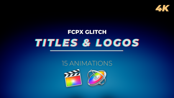 FCPX Glitch Titles and Logos