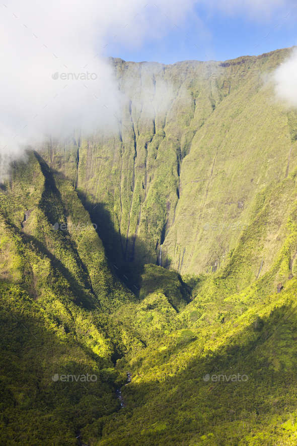 Blue Hole, Kauai, Hawaii - Stock Photo - Images
