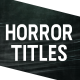 Horror Titles - VideoHive Item for Sale