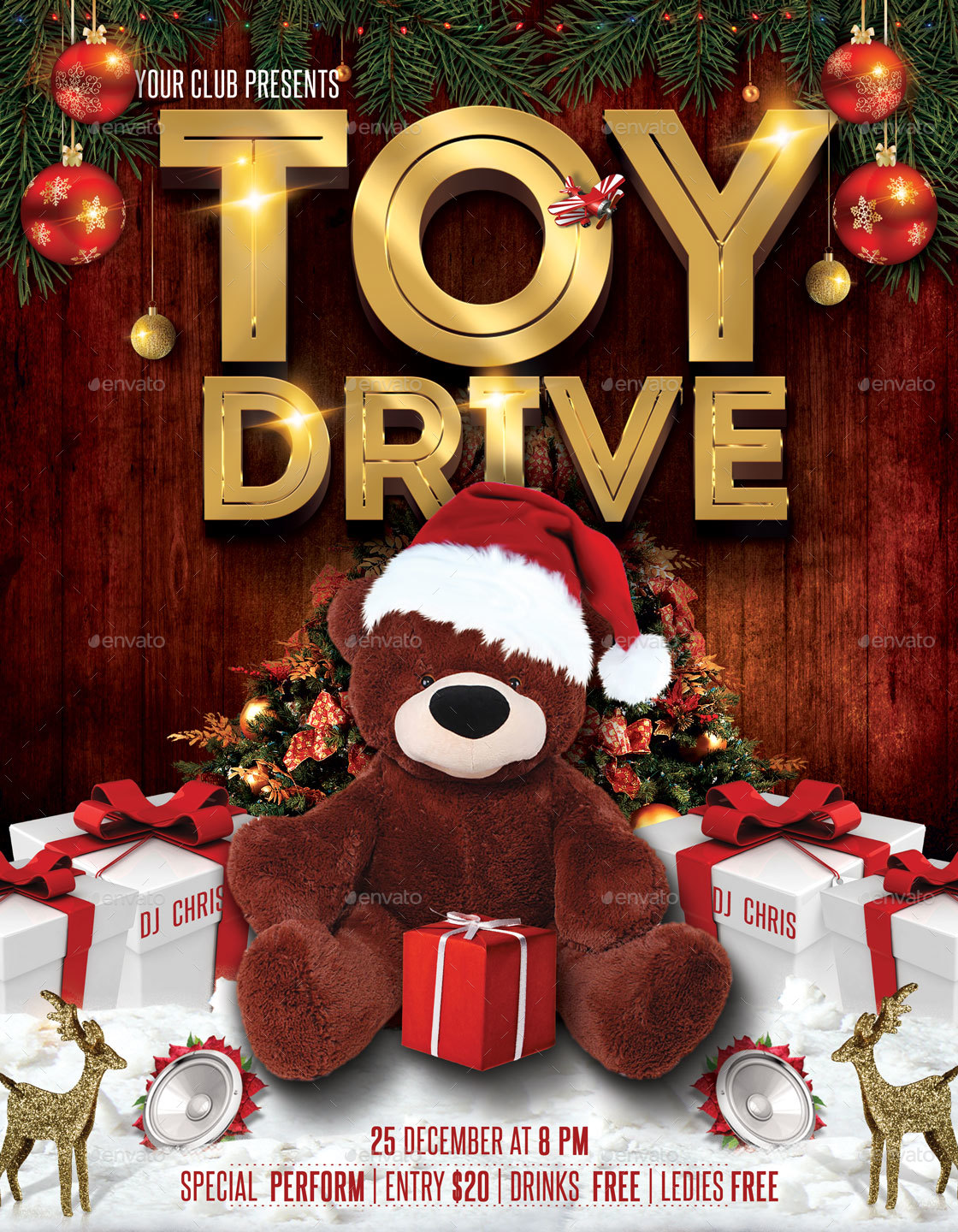 Toy Drive by oloreon | GraphicRiver