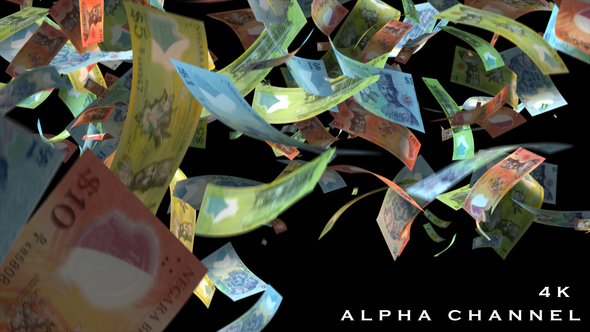 Falling Brunei Banknotes alt