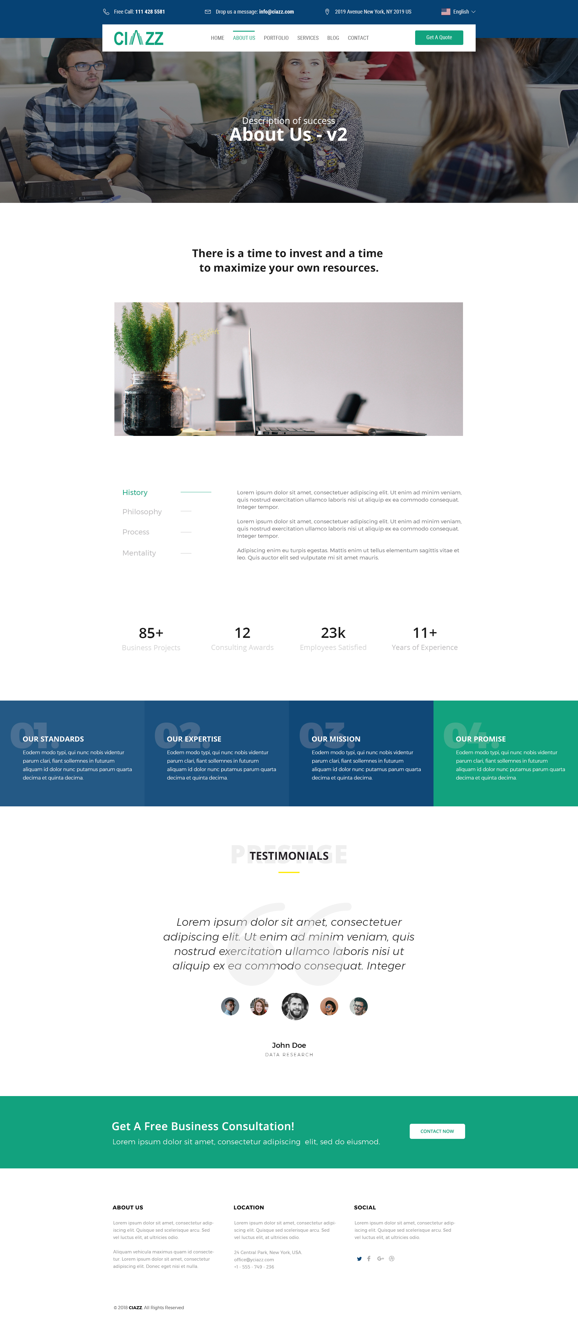 Ciazz | Multi-Purpose Business PSD Template by weblizar | ThemeForest