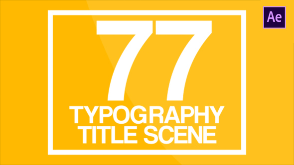 Typography 2 - VideoHive 7331950
