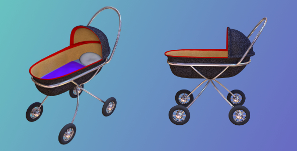 Baby Buggy 3D - 3Docean 22775732