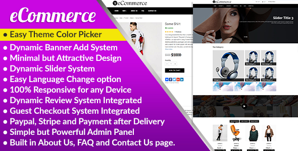 eCommerce - Responsive Ecommerce Business Management System - CodeCanyon Item for Sale