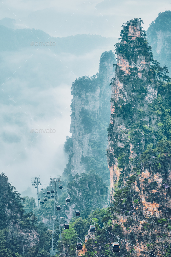 Zhangjiajie mountains, China - Stock Photo - Images
