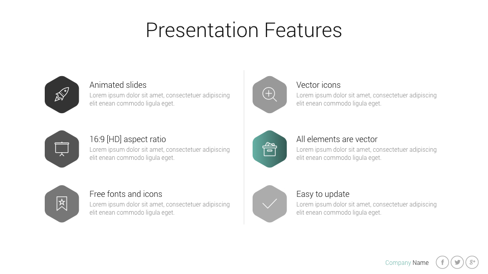 Annual Report - Business Keynote Presentation Template, Presentation ...