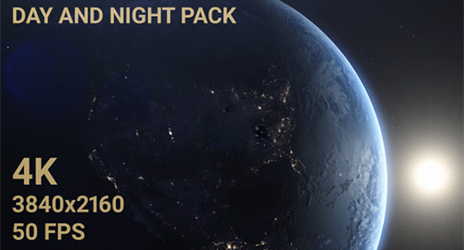 Earth Day And Night From Space