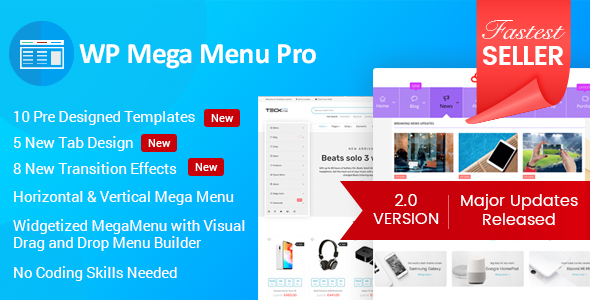 WP Mega Menu Pro - Responsive Mega Menu Plugin for WordPress - CodeCanyon Item for Sale