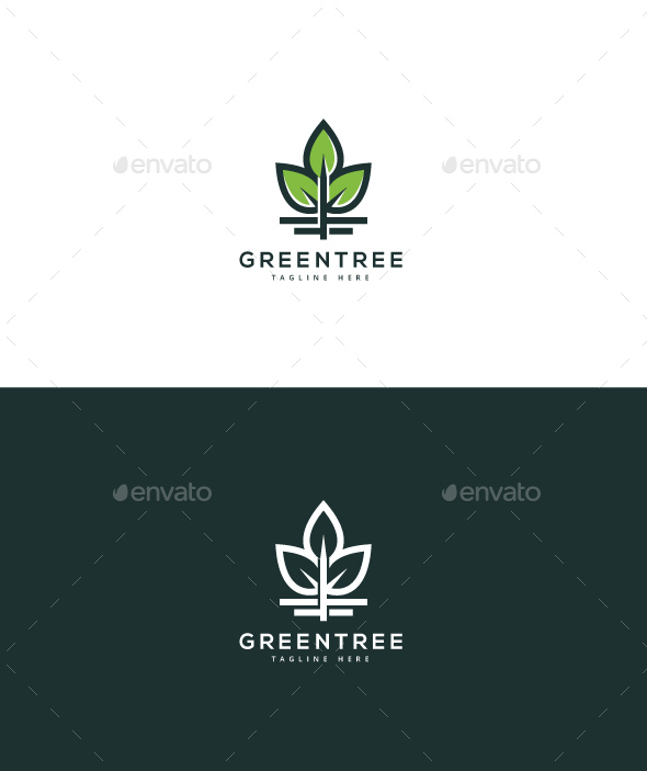 Green Tree Logo - Nature Logo Templates
