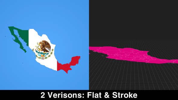 Mexico Map Kit - VideoHive 22778685