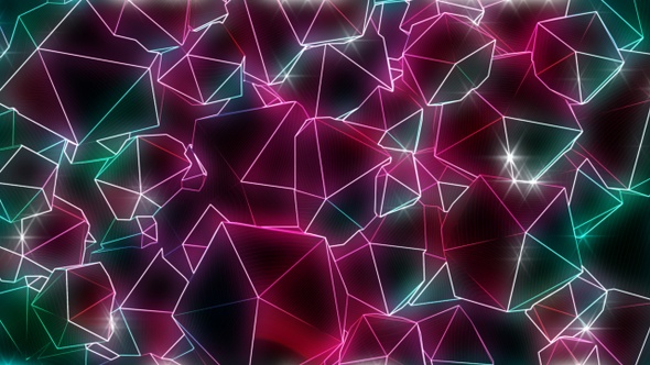 Neon Abstract Background 4k