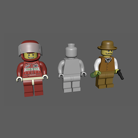 Lego Man Minifigure - 3Docean 22783518