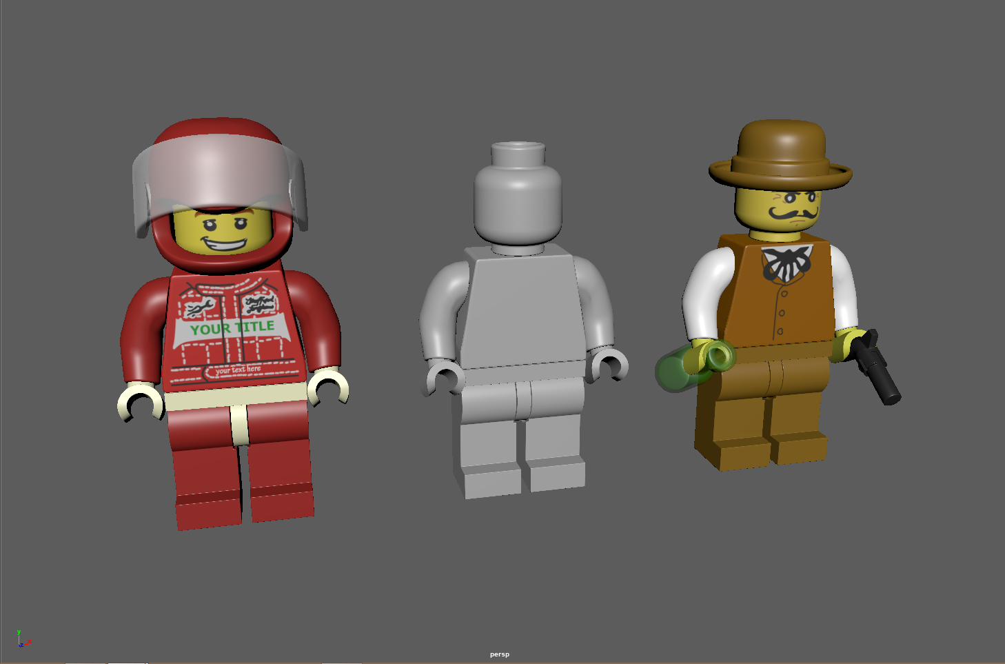 Lego Man Minifigure by vvren | 3DOcean