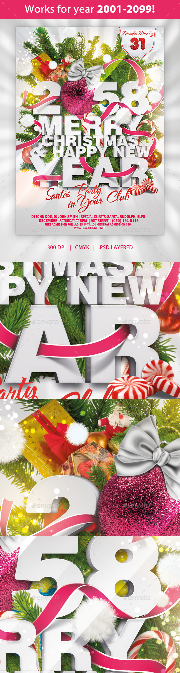 Happy Christmas and New Year - Clubs & Parties Events