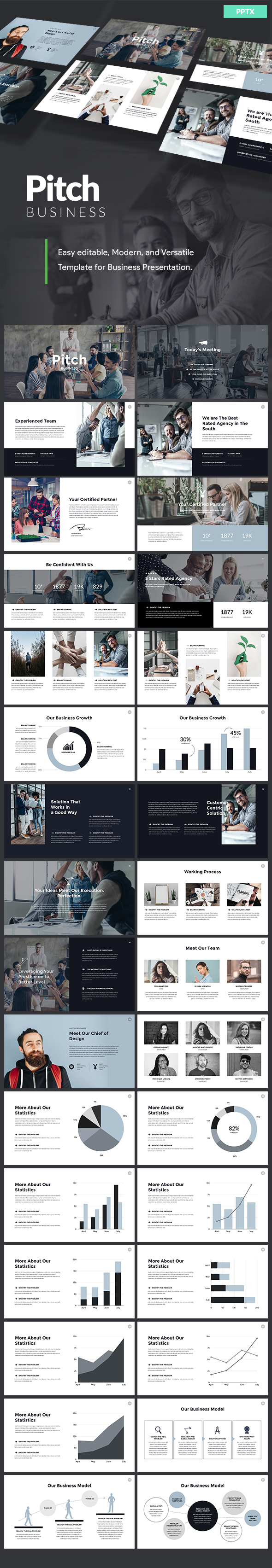 Business Pitch - Powerpoint Template - PowerPoint Templates Presentation Templates
