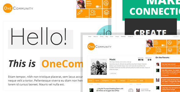 OneCommunity - BuddyPress Community e-Learning LMS Theme