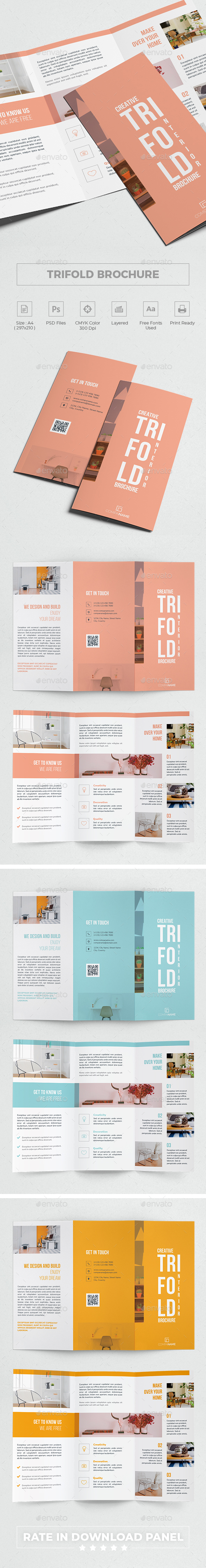 Trifold Brochure - Brochures Print Templates