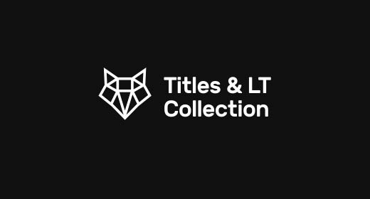 Titles and Lower Thirds Collection